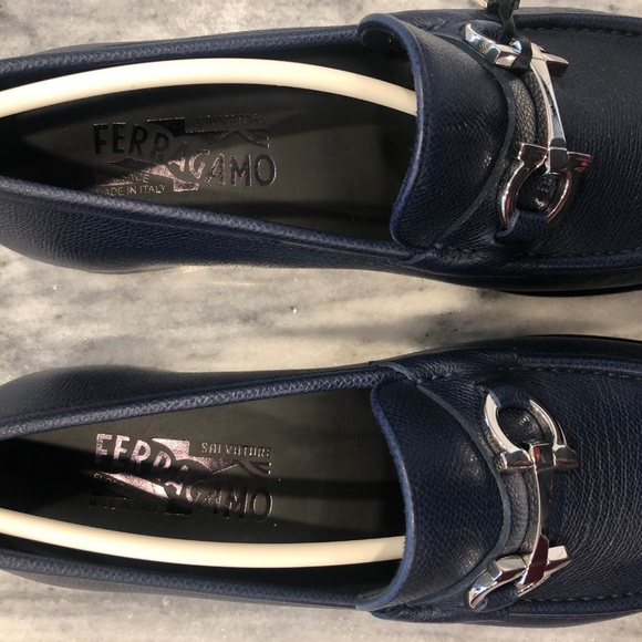 Men\'s Ferragamo Grandioso Loafers - Electric Blue